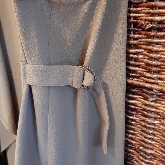 NWT Catherines Open Front Cardigan 2X 22 / 24 Sage Green Waterfall Vest Office - Picture 4 of 8